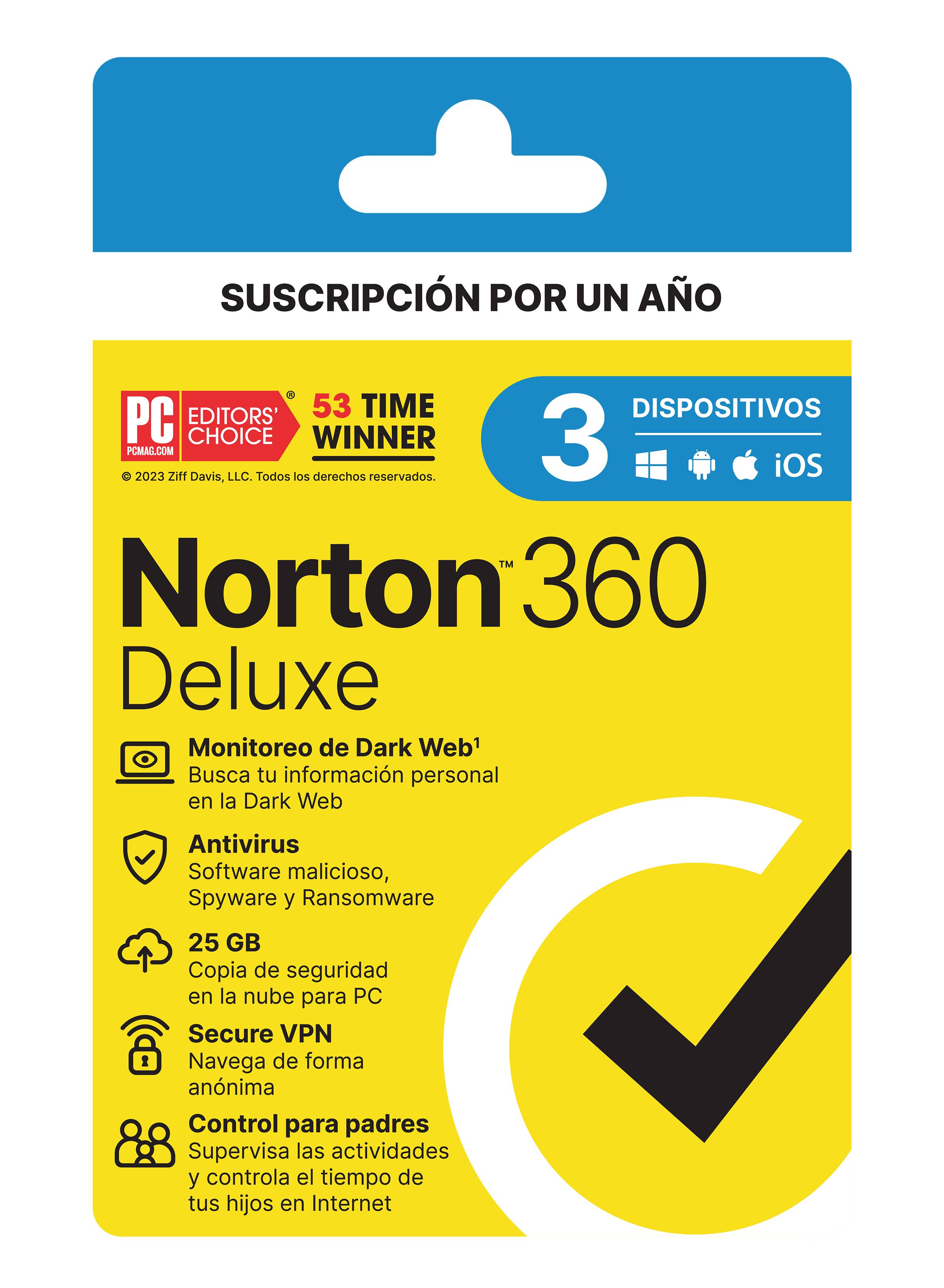 NORTON 360 DELUXE 3D 1A 21443383 - NORTON 360 DELUXE 3D 1A 21443383 -